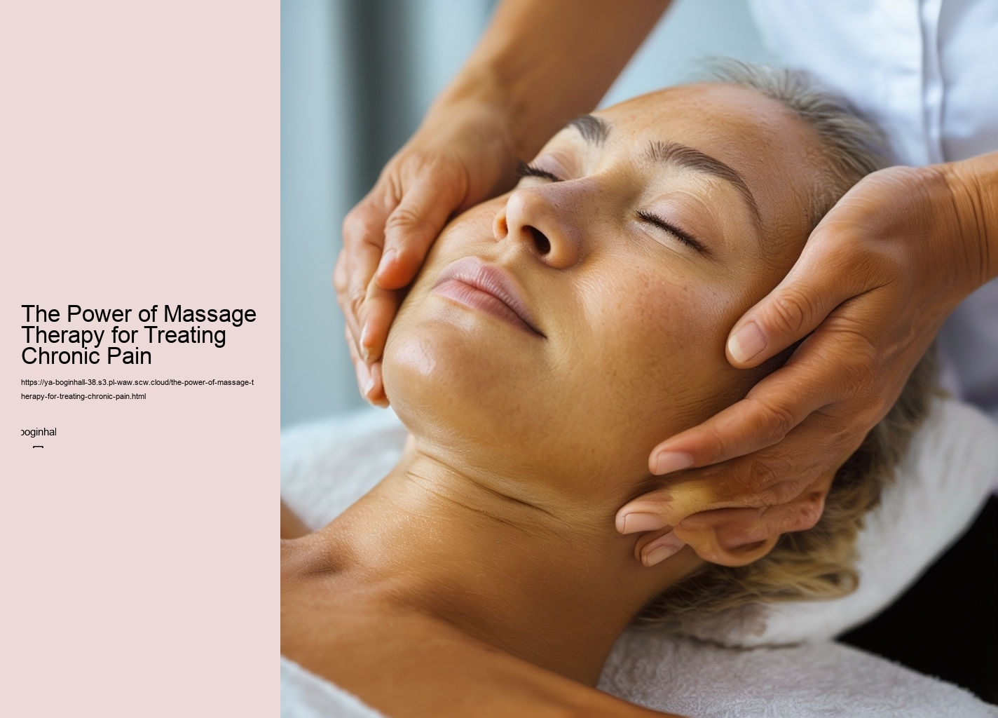 The Power of Massage Therapy for Treating Chronic Pain