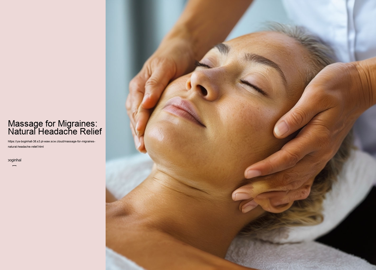 Massage for Migraines: Natural Headache Relief